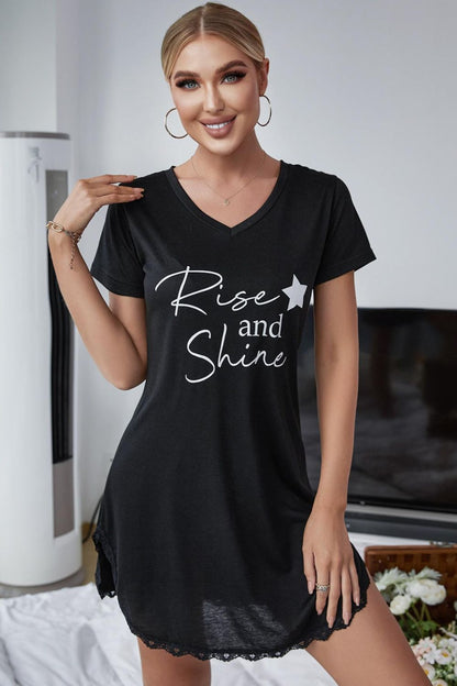 RISE AND SHINE T-Shirt Dress