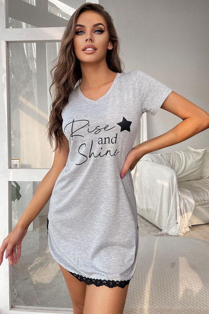 RISE AND SHINE T-Shirt Dress